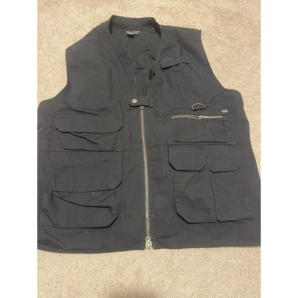 5.11 Tactical Mens Taclite Pro Multi Pocket Branded Outdoor Vest SZ 2XL